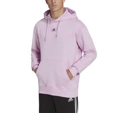 adidas Bluza z kapturem Essentials Feelvivid Bawełna różowa Męska